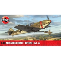 Airfix Messerschmitt Bf109E-3/E-4 1:48 Scale Model Kit A05120C