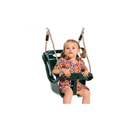 Infant Baby Swing Seat with ropes - GREEN