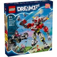 LEGO DreamZzz Cooper's Tiger Mech & Zero's Hot Rod Car 71497