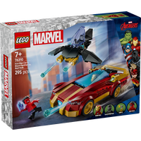 LEGO Marvel Iron Man Car & Black Panther vs. Red Hulk 76310