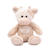 Petite Vous Charlie The Cow (White and Cream) Plush Toy