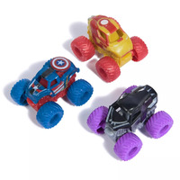 Monster Jam Marvel Mini Black Panther Captain America & Iron Man Vehicles SM6070229