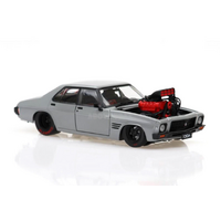 DDA Holden HQ Street Custom Monaro Grey 1:24 Scale Diecast Vehicle DDA313