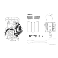 DDA LC/LJ Torana Supercharged LS6 Engine 1:24 Scale Model Kit DDA626A