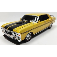 DDA Spectra Rides Yellow Ochre Ford XY GTHO Phase III 1:24 Scale Plastic Vehicle DDALU11