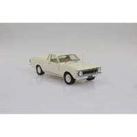 DDA White 1969 XW Ford Falcon Ute 6 Cyclinder 1:24 Scale Diecast Model DDA2487