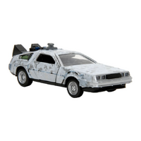 Jada Back to the Future DeLorean Time Machine (Frost Covered) 1:32 Scale Vehicle 34785