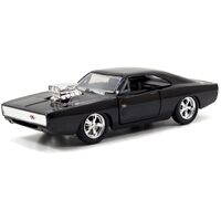 Fast & Furious Jada Dom's 1970 Dodge Charger R/T Black Gloss 1:32 Scale Diecast 97042