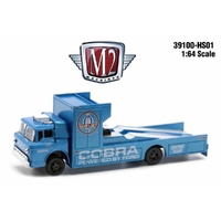 M2 Machine Auto Haulers 1966 Ford C-950 Shelby Cobra 1:64 Scale Diecast Vehicle M239100