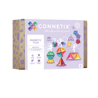 Connetix Magnetic Tiles Pastel Shape Expansion Pack 48pcs 048-SE