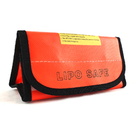 Infinity Power Orange Color 60mm*75mm*185mm Glass Fiber LiPo Bag IP-00022