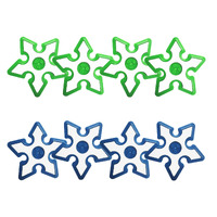 Go Play! Throwing Star Replacement Set (4) - Blue or Green GP02157