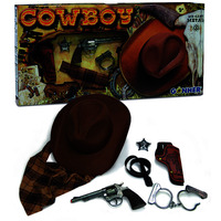 Gonher Cowboy Ultimate Western Sheriff Set with Diecast Shot Cap Gun 880/0 43R