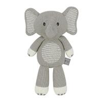 Living Textiles Whimsical Knitted Toy Mason the Elephant