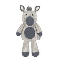 Living Textiles Whimsical Knitted Toy Zac the Zebra