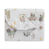 Living Textiles Waterproof Travel Change Mat Tractor Ride