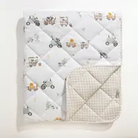 Living Textiles Quilted Cot Comforter - Tractor Ride 4308487