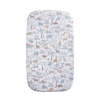 Living Textiles 1pk Bassinet Fitted Sheet - Wild Safari