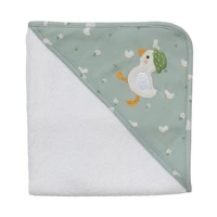 Living Textiles Baby Hooded Towel - Goosey Goosey 4208423