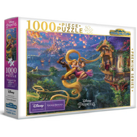 Harlington Thomas Kinkade Disney Princess Tangled Up In Love 1000pc Puzzle 20090