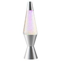 Landmark Colour Changing Vortex Liquid Lamp (Silver Frame) LT151