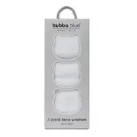 Bubba Blue Terrazzo Baby Wash Cloths 3pk White 10391