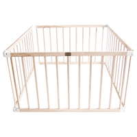 Tikk Tokk Little Boss Wooden Playpen - Square, Natural