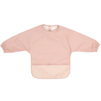 All4Ella Recycled Long Sleeve Bib - Pink RLB2