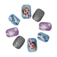 Pink Poppy Disney Frozen Press On Nails