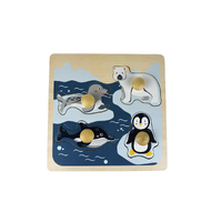 Kaper Kidz Large Peg Puzzle - Polar Animal PM220A