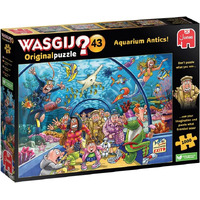 WASGIJ? Original 43 1000pc Puzzle Aquarium Antics! HOL77634