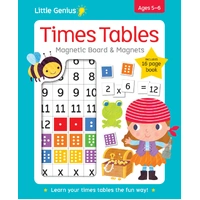 Little Genius Times Tables Magnetic Board & Magnets 09904