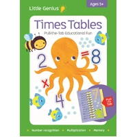 Little Genius Times Tables Pull the Tab Flashcards 12669