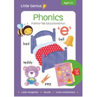 Little Genius Phonics Pull the Tab Flashcards 12676