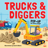 Lake Press Trucks & Diggers - Pop-Up Book 3383