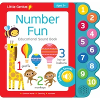 Lake Press 10 Button Sound Book - Little Genius Number Fun