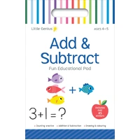 Little Genius Add & Subtract Fun Educational Pad 33206