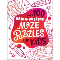 Lake Press Brain-Busting Puzzles for Kids - Maze Puzzles 5453