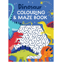 Lake Press Dinosaur Colouring & Maze Book 5675