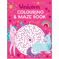 Lake Press Unicorn Colouring & Maze Book 5705