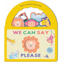 Lake Press Peek-a-Boo Handle Book - We Can Say Please 5781