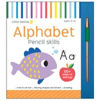 Lake Press Little Genius Vol. 2 - Pencil Skills Activity Pad - Alphabet 7440