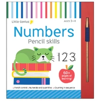  Little Genius Vol. 2 - Pencil Skills Activity Pad - Numbers 37495