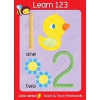 Little Genius Learn 123 Touch & Trace Flashcards 59642