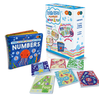 Buddy & Barney Colour Change Bath Time Book & Toy - Numbers BB198