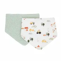 All4Ella Bandana Bibs 2pk Assorted Designs