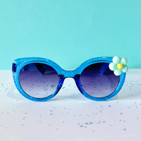 Sweet As Sugar Sunglasses Blue Flower F02