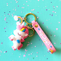 Sweet As Sugar Key Chain Pink Unicorn L02