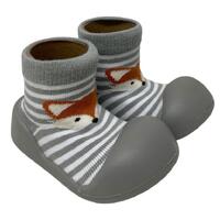 Little Eaton Rubber Soled Sock Fox