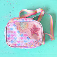 Sweet As Sugar Glitter Shoulder Bag - Pink M05